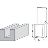 Makita ravno glodalo sa 2 zupca D-47684 Cene