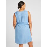 Only Carmakoma Obleka 'LAURA' moder denim | Shoptok.si