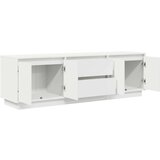 vidaXL TV ormarić s LED svjetlima bijeli 160,5x41x50 cm | shoptok.hr