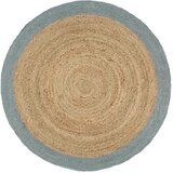  Ručno rađeni tepih od jute s maslinastozelenim rubom 240 cm | shoptok.hr