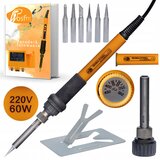 Rosfix komplet za natančno spajkanje 8V1 s potenciometrom orange pitbull OP60W electric s series (spajkalnik, 6 konic in stojalo), (21746567) | Shoptok.si