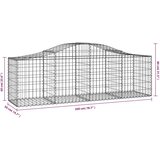  Gabionska košara s lukom 200x50x60/80 cm pocinčano željezo | shoptok.hr
