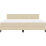  okvir postelje z vzmetnico Bež Tkanina 200 x 200 cm Vzmetnica, (22067238) | Shoptok.si