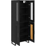  Highboard 2 kom. Crni hrast 69,5 x 34 x 180 cm | shoptok.hr