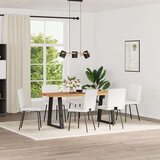 vidaXL Jedilni stoli 6 kosov belo umetno usnje | Shoptok.si