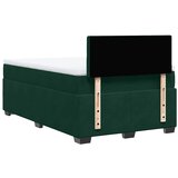 Box spring krevet s madracem tamnozeleni 120x200 cm baršunasti | shoptok.hr