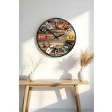 Wallity Dekorativni zidni sat Huhuas00008, 50x50 cm | ePonuda.com
