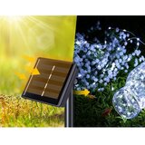  LED solarni dekorativni lanac 200xLED/1,2V 800 mAh 12 m IP44 crna | Eponuda.com