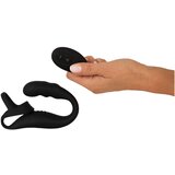 Rebel – vibrator za prostatu s prstenom za penis i testise (crni) | shoptok.hr
