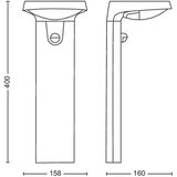Philips LED spoljna lampa sa senzorom TYLA LED/9W/230V 2700K IP44 | Eponuda.com