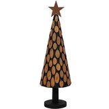 vidaXL Božično drevo z stojalom Rjava 150 cm Trdna tikovina | Shoptok.si