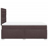  Krevet box spring s madracem tamnosmeđi 120 x 190 cm od tkanine | shoptok.hr