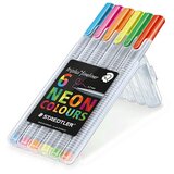 Staedtler Flomastri Fineliner Triplus, neonske barve, 6 kosov Cene