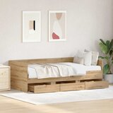  Krevet na dan Umjetnički hrast 90 x 190 cm Konstruirano drvo | shoptok.hr