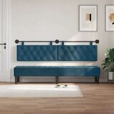  Držeće uzglavlje Zidne Plava 210 x 55 x 7 cm Baršun - Plava 200 cm bez LED | shoptok.hr