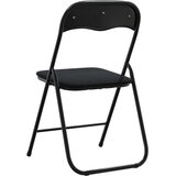  Zložljiva stolica 8 pcs Črna 48 x 44 x 78 cm Žamet, (5000296913) | Shoptok.si