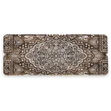 Stenski obešalnik iz borovega lesa Tierra Bella Mandala, 50 x 20 cm
