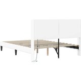  Krevetna konstrukcija Bijela 120 x 190 cm Umjetna koža | shoptok.hr