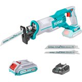 Total akumulatorska sabljasta žaga 2800rpm/20V/2.0Ah-7.5Ah/P20S (set baterija 1x2Ah, polnilec) (TRSLI11521) u