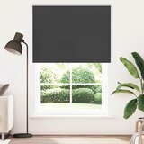 vidaXL Rolo zavjesa Blackout Black 145x210 cm Širina tkanine 141,6 cm Cijene