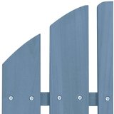 vidaXL Vrtni stol Adirondack z naslonjalom za noge les jelke moder | Shoptok.si