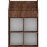  Stalak za dječje časopise smeđa boja hrasta 71x30x114 cm drveni | shoptok.hr