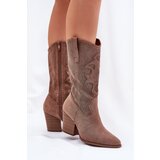 S. BARSKI Breathable Cowboy Boots On Heels S.Barski | Shoptok.si