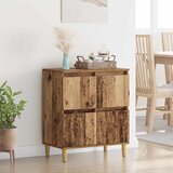 vidaXL Strani šal Star les 60 x 35 x 70 cm Konstruiran les | Shoptok.si