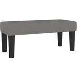  Klupa tamnosiva 70 x 30 x 30 cm od tkanine | shoptok.hr