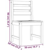  3-dijelni vrtni blagovaonski set od masivne tikovine | shoptok.hr