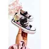 Kesi Children's Sneakers Fabric Print Black Buster