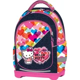  Nahrbtnik super light za šolo Hello Kitty Heart jeans blue/multicolor