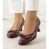 D/CEO Red pumps on a low heel Feeling | Shoptok.si