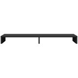 vidaXL Stalak za monitor crni 100 x 27 x 10 cm od konstruiranog drva | shoptok.hr