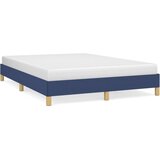  Okvir za krevet bez madraca plavi 140 x 190 cm od tkanine | shoptok.hr