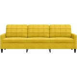  Trosjed žuti 210 cm baršunasti | shoptok.hr