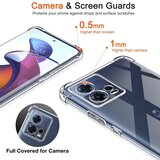 Techsuit Shockproof Clear Silicone prozirna maskica otporna na udarce za Motorola Edge 30 Fusion | shoptok.hr
