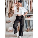 DStreet Spodnie damskie wide leg MOBISKA czarne | Shoptok.si
