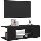 TV ormarić s LED svjetlima crni 90 x 39 x 30 cm | shoptok.hr