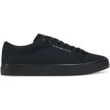 Tommy Hilfiger TH HI VULC LOW CORE CANVAS Crna