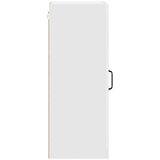 vidaXL Stenska kuhinjska omarica Visok sijaj bela 40 x 31 x 80 cm | Shoptok.si