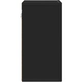 Viseći ormarić s policom Crna 60 x 20 x 40 cm Konstruirano drvo | shoptok.hr