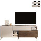 LC Mobili Moderan bijeli TV ormari s vratima i ladicom MONACO 203175-01MR | shoptok.hr