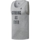 Reebok Majice brez rokavov Les Mills Graphic Siva | Shoptok.si