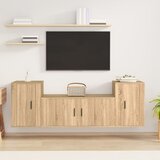  3-dijelni set TV ormarića boja hrasta sonome konstruirano drvo | shoptok.hr