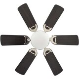 vidaXL Dekorativni stropni ventilator s svetilko 82 cm temno rjav, (21221010) | Shoptok.si