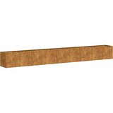 Maison Chic Cvetlični Lonec - Cvetlično korito Rusty 360x40x40 cm Vremensko odporno jeklo, (21789260) | Shoptok.si