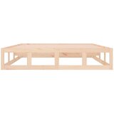  Okvir za krevet od masivnog drva 135 x 190 cm bračni | shoptok.hr