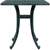  Vrtni stol zeleni 53 x 53 x 53 cm od lijevanog aluminija | shoptok.hr