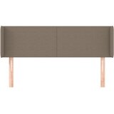  Uzglavlje s ušima smeđesivo 147x16x78/88 cm od tkanine | shoptok.hr